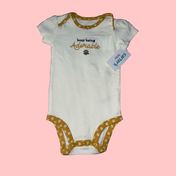 3 piece set (2 onesies & pair of leggings) 6 months - Picture 3 of 4